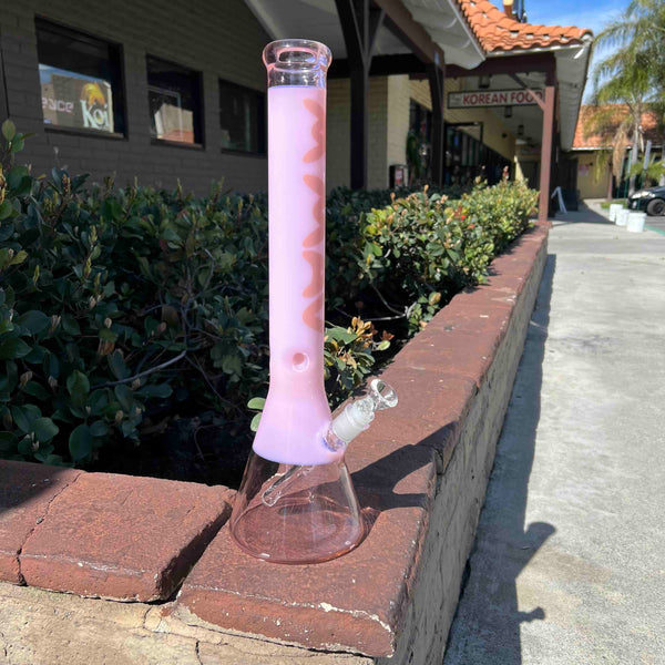 MAV 18” Color Float Beaker Bong (PINK)