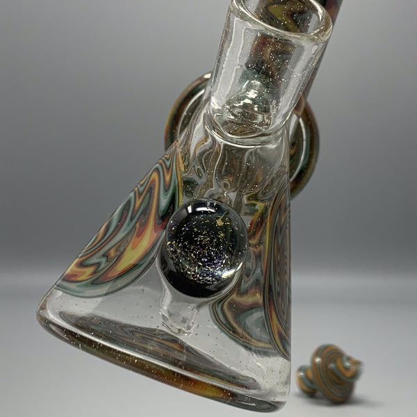 Augy Worked Mini Tube with Carb Cap UV Reactive