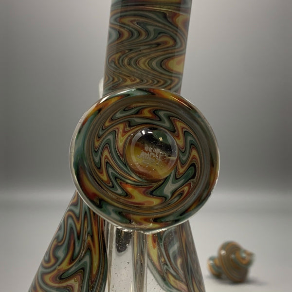 Augy Worked Mini Tube with Carb Cap UV Reactive