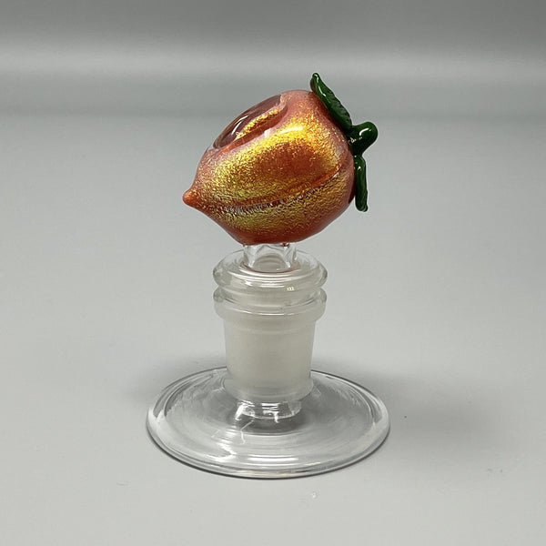 Empire Glassworks Georgia Peach Bowl Piece