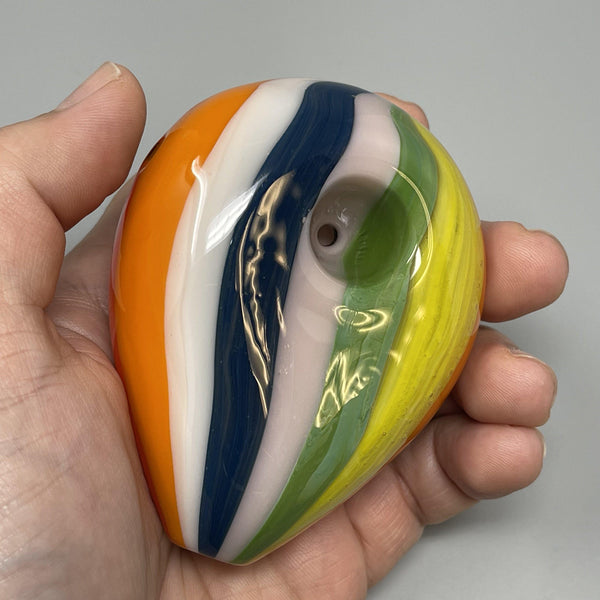 Rainbow Panther Pipe by Empire Glassworks