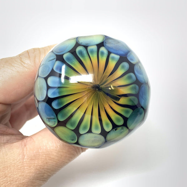 Bubble Trap Spoon Pipe by Bones Glass