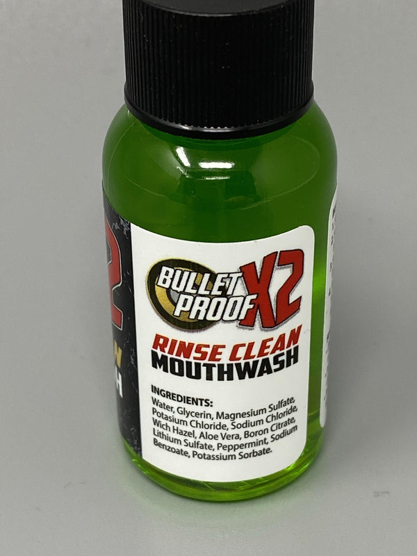 Bullet Proof X2 Rinse Clean Mouthwash