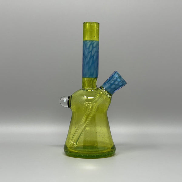 Green and Blue Honeycomb Mini Tube by AJ Surf City Tubes