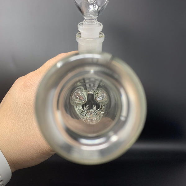 House Glass 9mm Beaker Bong, 8.5 inches (Glow in the Dark)