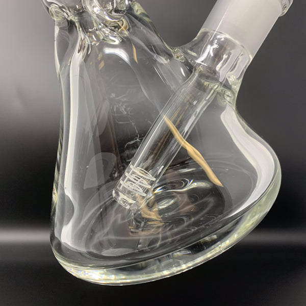 House Glass 9mm Beaker Bong, 8.5 inches (Glow in the Dark)