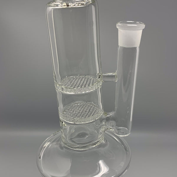 House Glass Bottleneck Double Honeycomb, 12 inch Straight