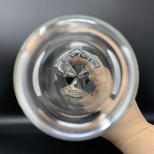 House Glass Water Pipe, 12 inches (Glow in the Dark)