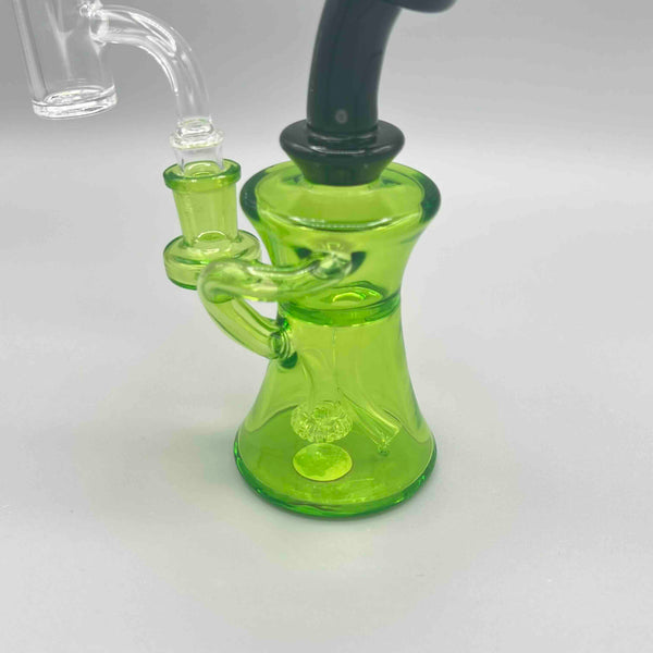 MK Glass Hourglass Recycler Rig