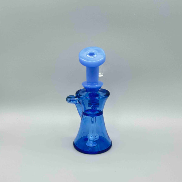 MK Glass Hourglass Recycler Rig
