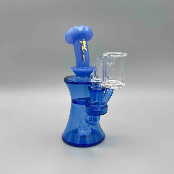 MK Glass Hourglass Recycler Rig