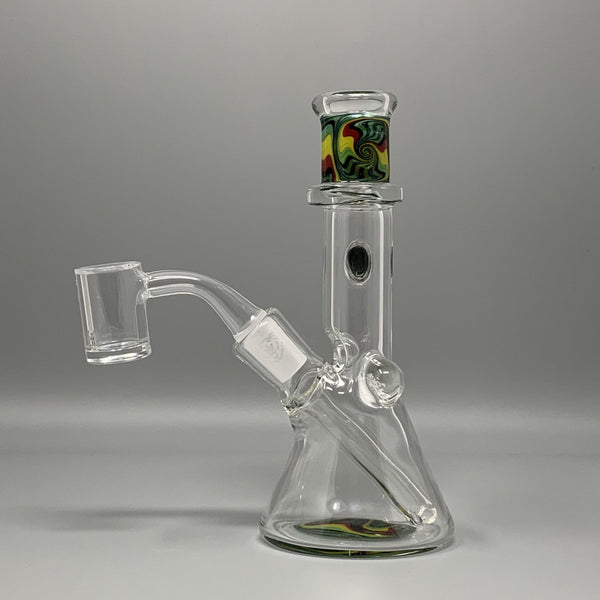 Rasta Mini Tube by Augy Glass