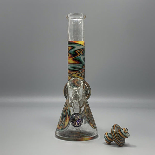 Augy Worked Mini Tube with Carb Cap UV Reactive