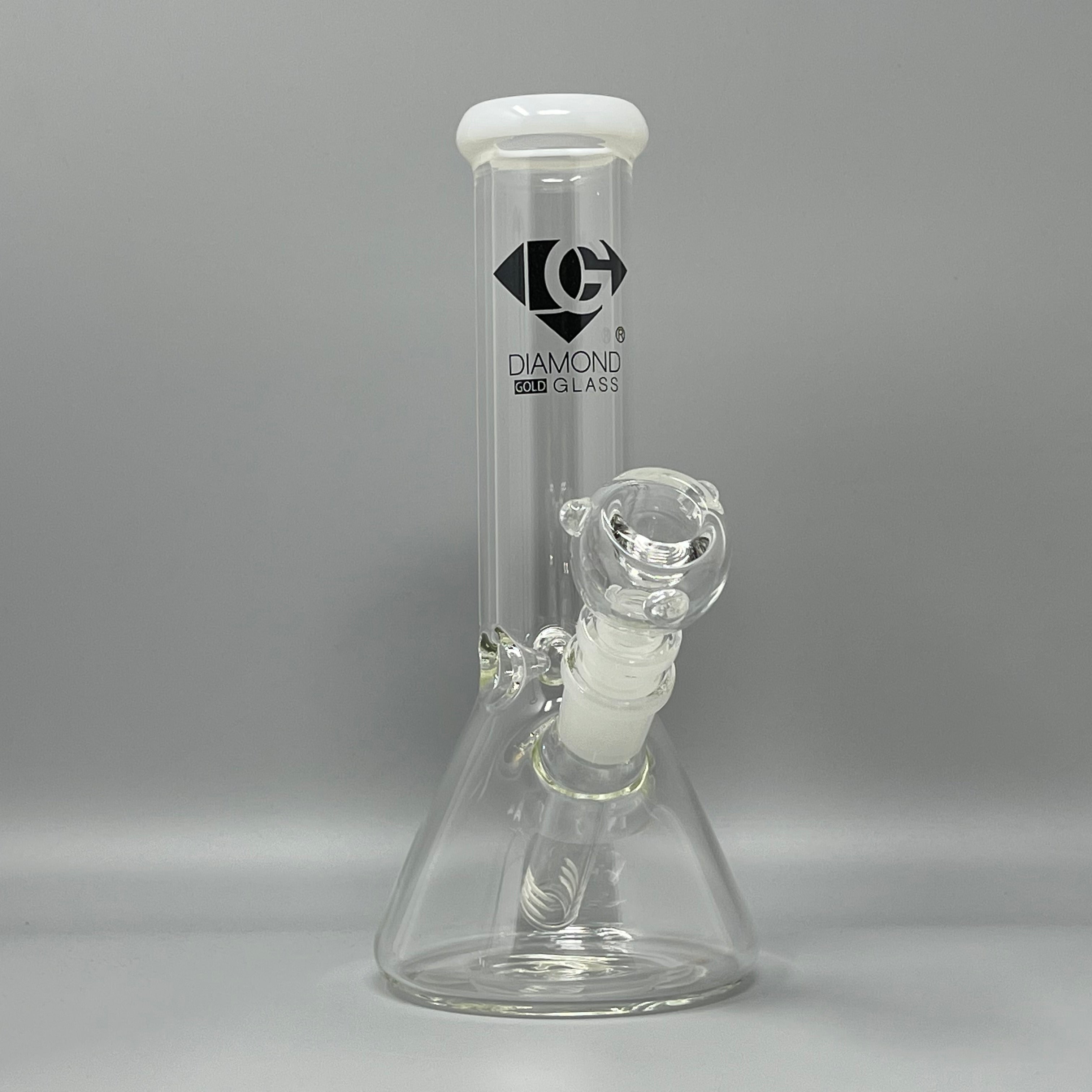 Diamond Glass 8 Classic Beaker Bong - Smoke Cartel