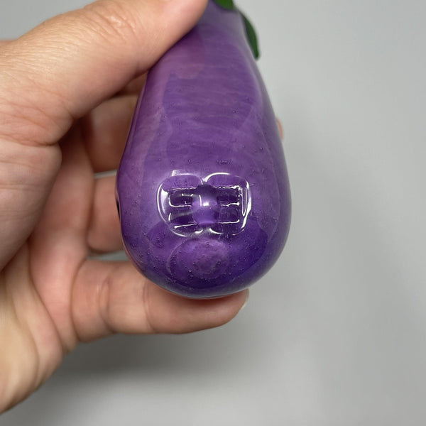 Eggplant Pipe by Empire Glassworks