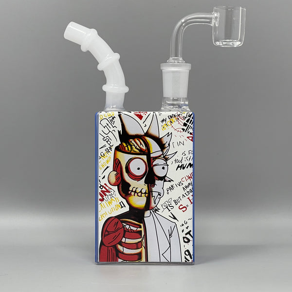 Rick and Morty "Dissected Rick" Juice Box Rig - Glow in the Dark