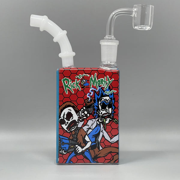 Rick and Morty "Evilness" Juice Box Rig - Glow in the Dark