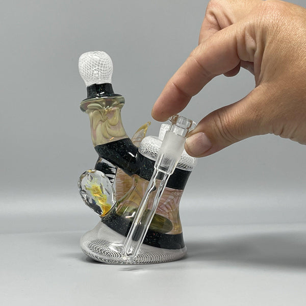 Willy Wolly x Gabe Mac Reticello and Cold Cut Bubbler Rig