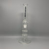 House Glass Bottleneck Double Honeycomb, 12 inch Straight