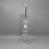 House Glass Bottleneck Double Turbine, 12 inch Straight