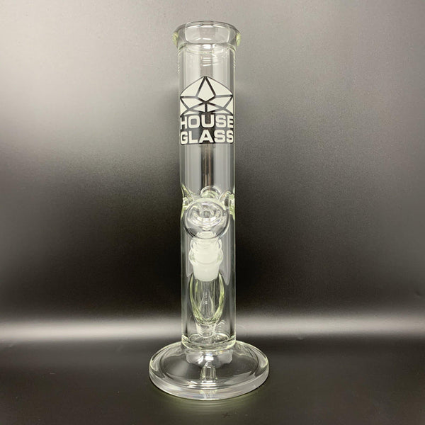 House Glass Water Pipe, 12 inches (Glow in the Dark)
