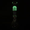 House Glass Water Pipe, 12 inches (Glow in the Dark)