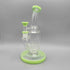 MK Glass Slime Green Honeycomb Bubbler