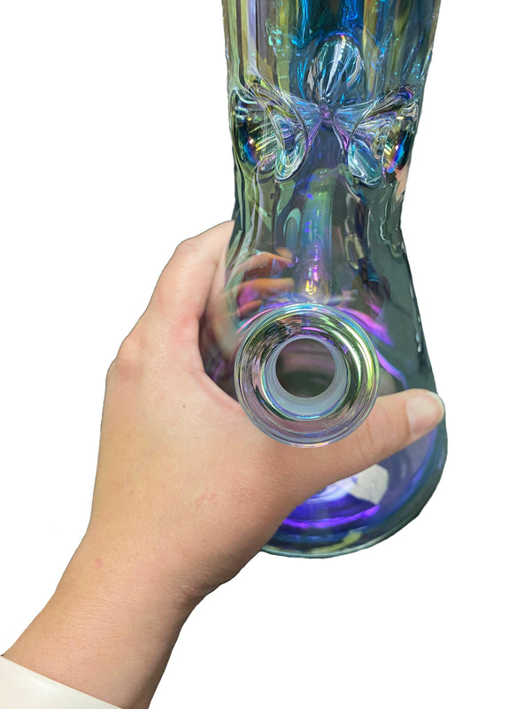 Iridescent 9MM Waterpipe Bong