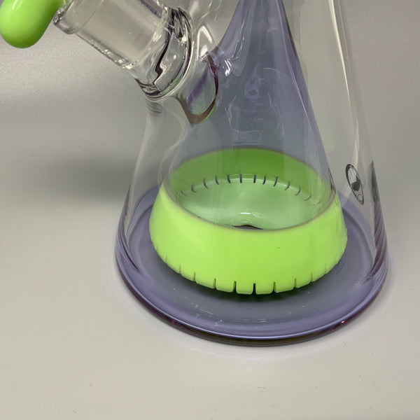 MAV Glass 18” Manhattan Pyramid Beaker Bong w/ Slime