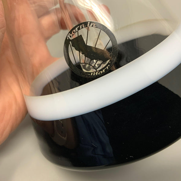 Mav Glass 2 Tone Wig Wag Reversal Beaker Bong