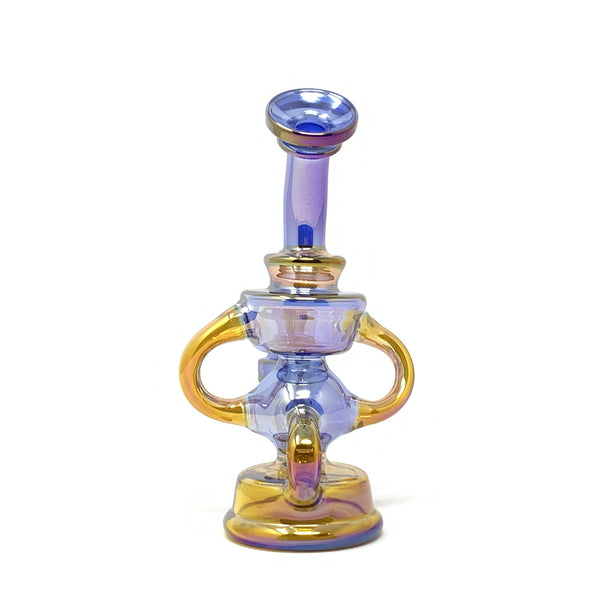 MK Recycler Electroplated Blue and Amber