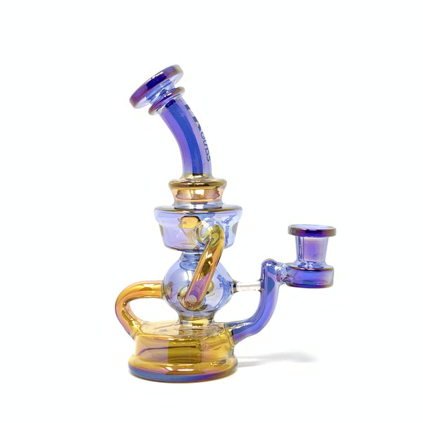 MK Recycler Electroplated Blue and Amber