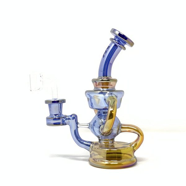 MK Recycler Electroplated Blue and Amber