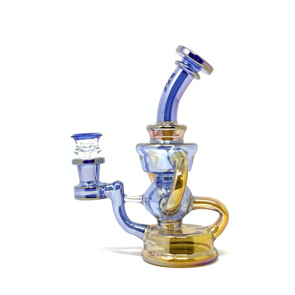 MK Recycler Electroplated Blue and Amber