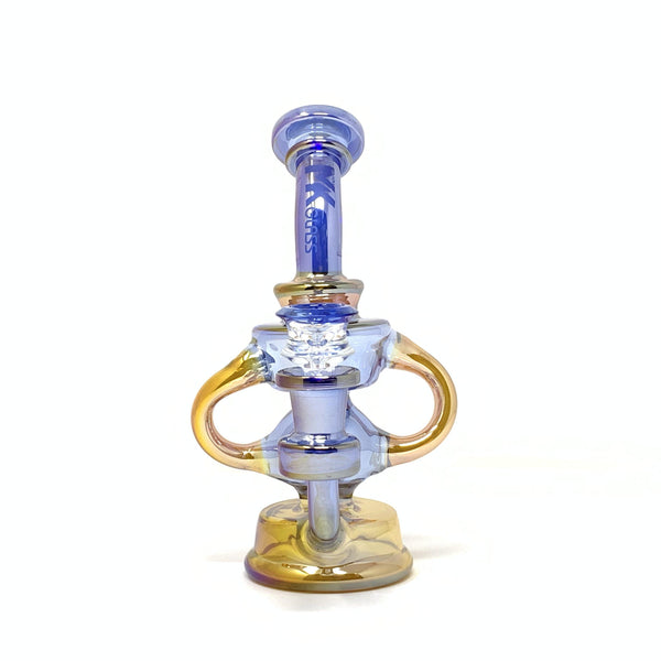 MK Recycler Electroplated Blue and Amber