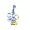 MK Recycler Electroplated Blue and Amber
