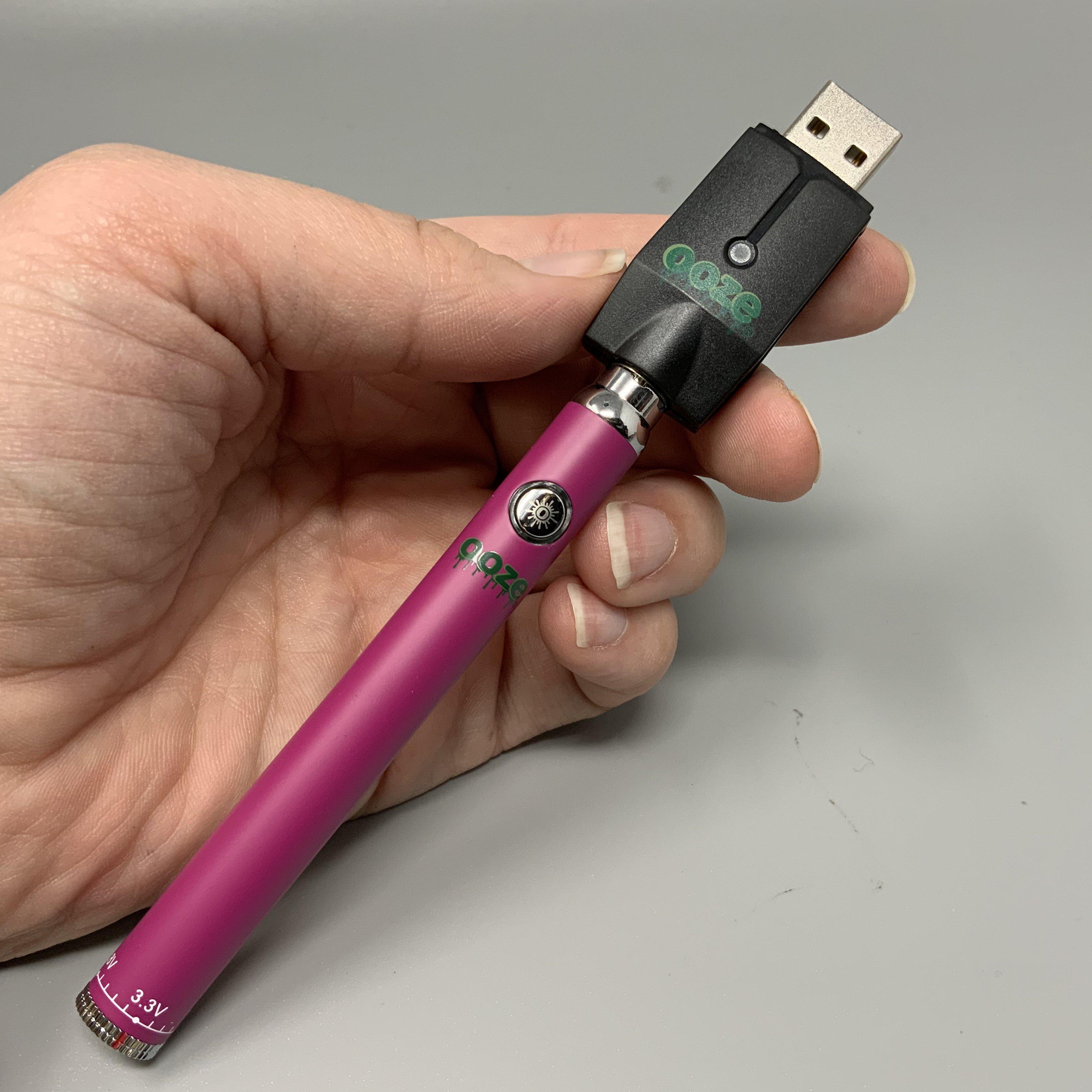 Ooze Twist Slim Pen - 320 mAh Flex Temp Battery - Atomic Pink