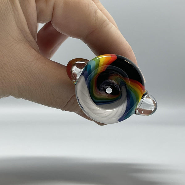 Rainbow with Black and White Bowl