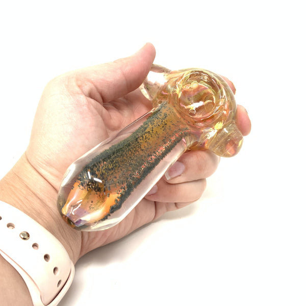 Thick Glass Moss Pipe